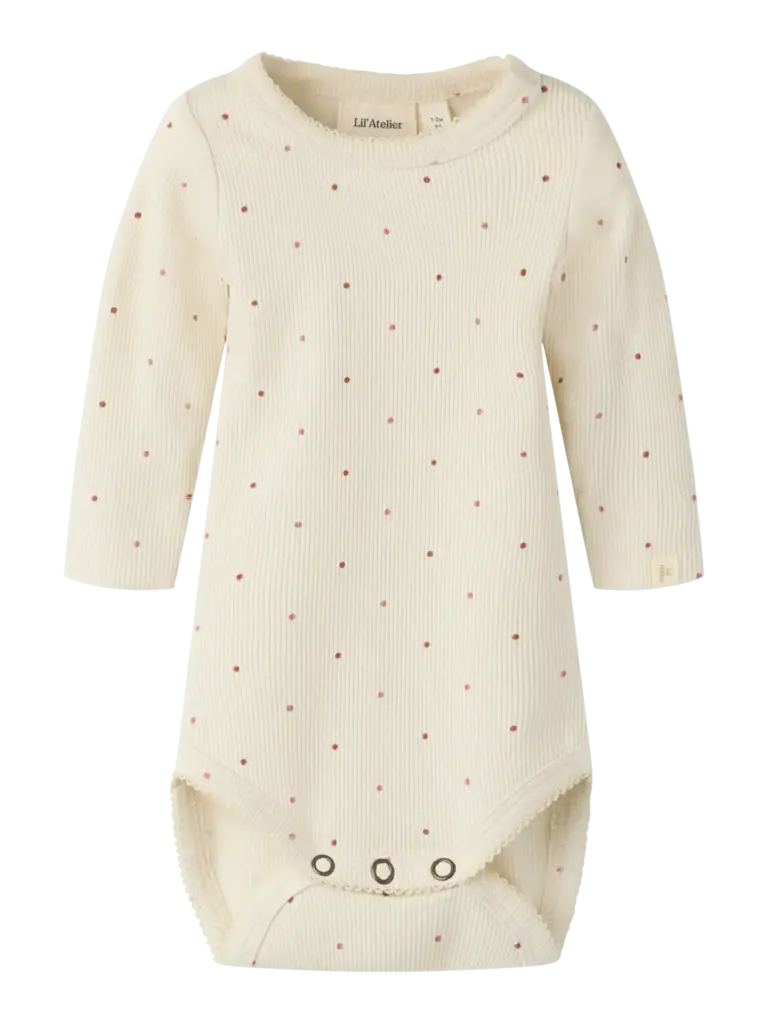 Lil' Atelier Lil Atelier - Gago slim body turtledove dot