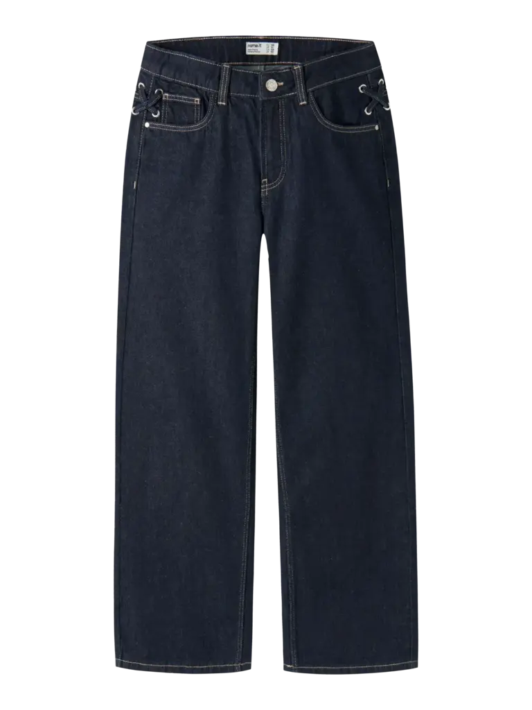 Name It Name it - Rose wide lace Dark Blue Denim UNWASHED