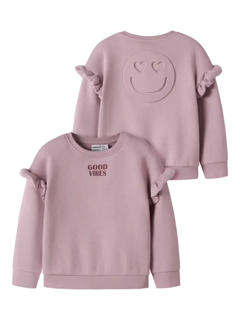 Name It Name it - Sweater good vibes Mauve Shadows