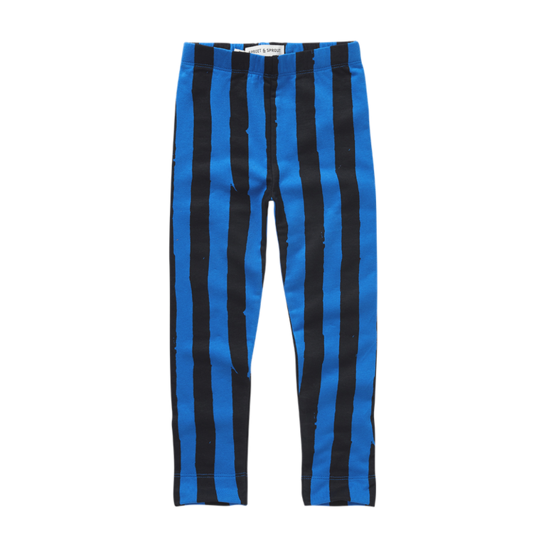 Sproet & Sprout Sproet & Sprout -WINTER LEGGING PAINTED STRIPE BLUE