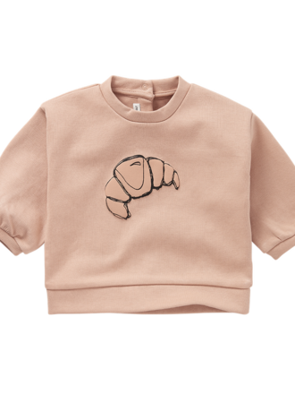 Sproet & Sprout Sproet & sprout BABY SWEATSHIRT CROISSANT