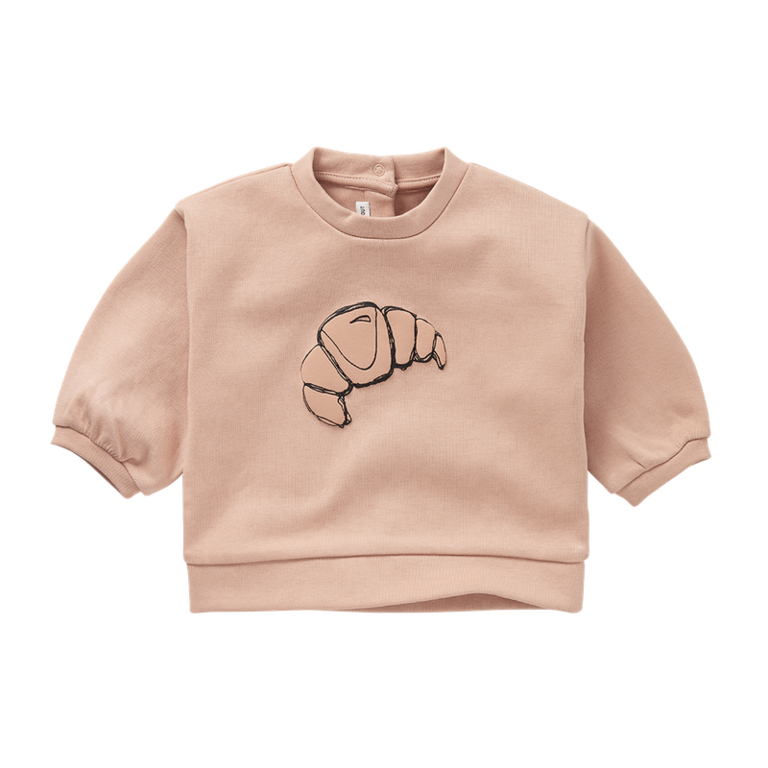 Sproet & Sprout Sproet & sprout BABY SWEATSHIRT CROISSANT