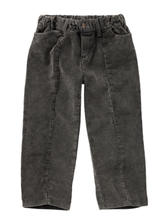 Sproet & Sprout Sproet & Sprout -CORDUROY PANTS BLACK WASHED
