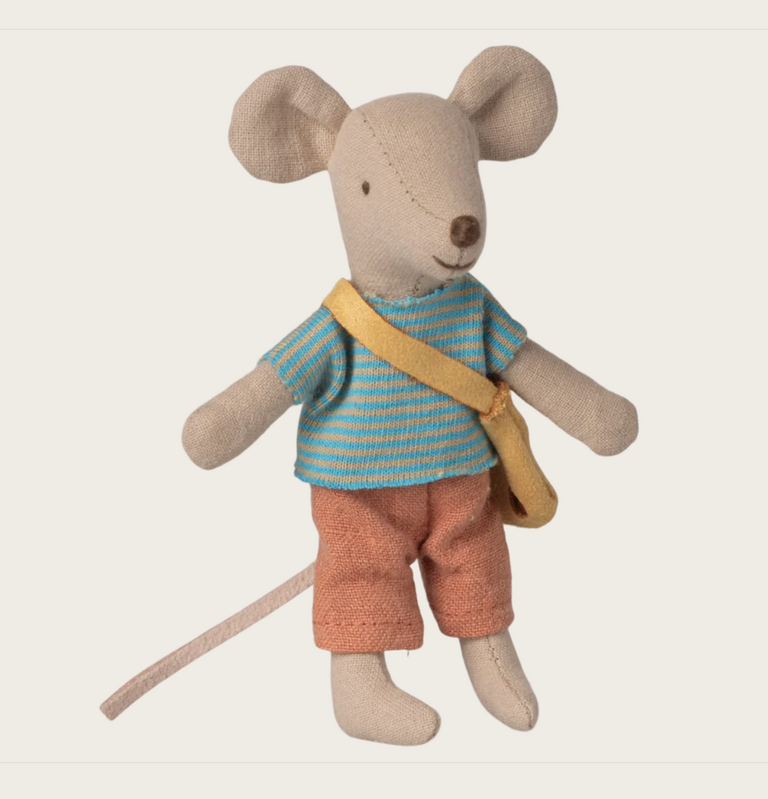 Maileg Maileg -Little brother mouse with bag