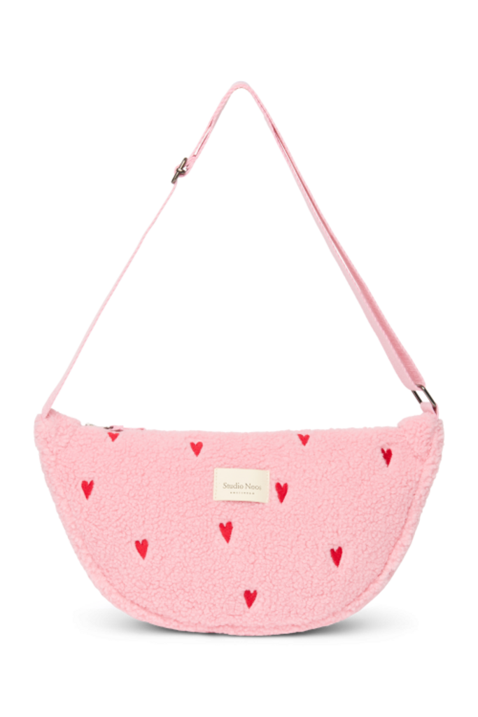 studio noos Studio Noos - adult fanny pack Light Pink Hearts