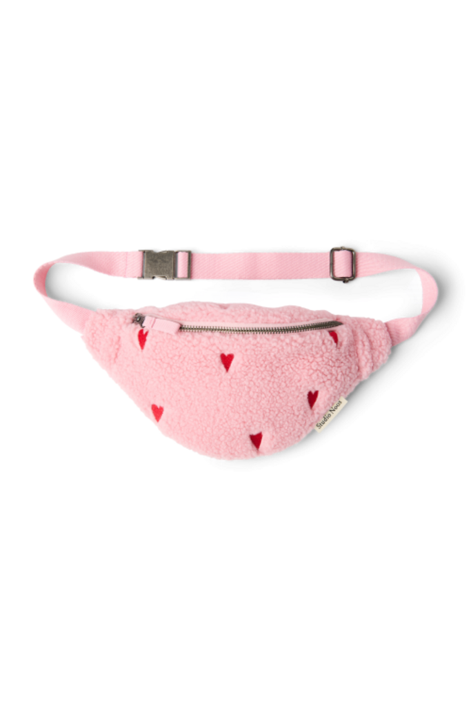 studio noos Studio Noos - Light pink hearts  Mini Fanny Pack