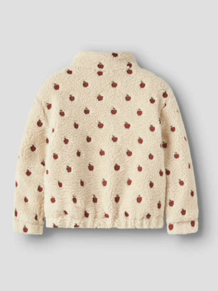 Lil' Atelier Lil atelier - Nalo teddy jacket  Turtledove APPLES