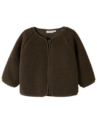 Lil' Atelier Lil atelier - Nalo teddy jacket Dark Earth