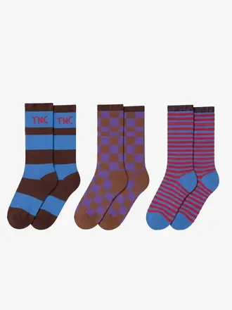 The New Chapter THE NEW CHAPTER VESPER SOCKS 3-PACK PURPLE