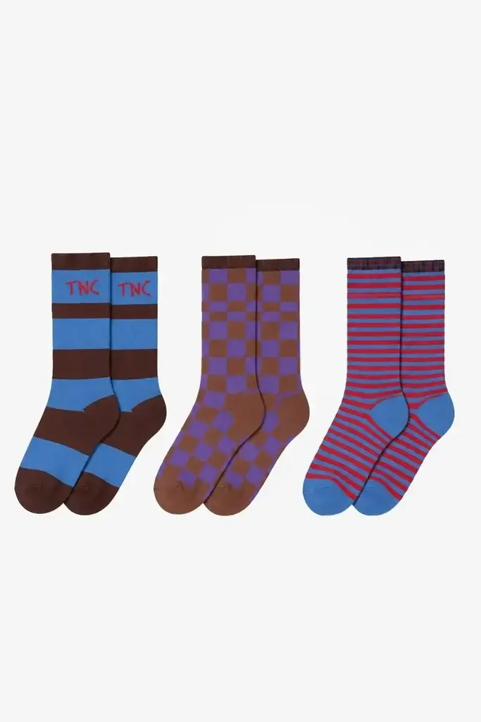The New Chapter THE NEW CHAPTER VESPER SOCKS 3-PACK PURPLE