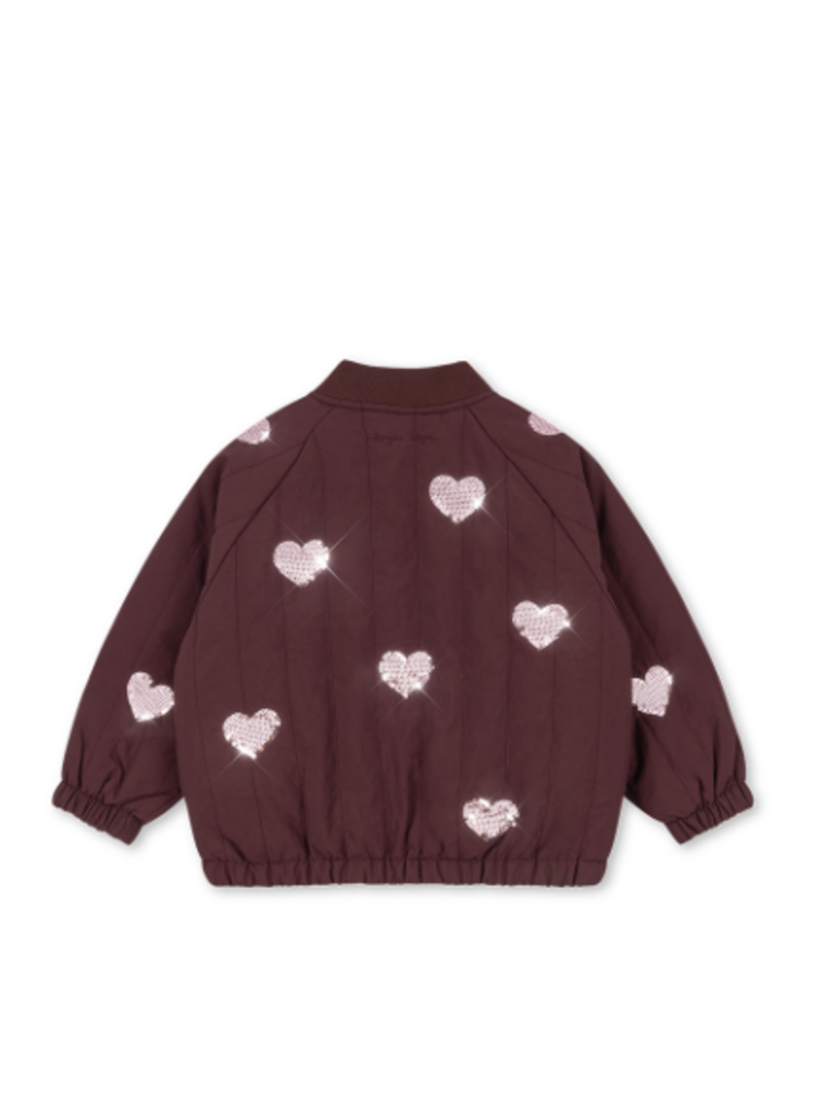 Konges Sløjd Konges Slojd -JUNO SEQUIN BOMBER CHOCOLATE