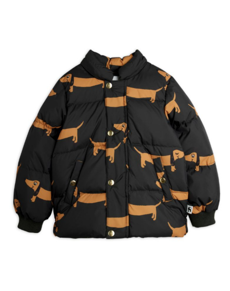 mini rodini Mini rodini - Dog aop hooded puffer