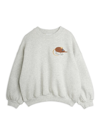 mini rodini Mini Rodini Elephant shrew emb sweatshirt Grey