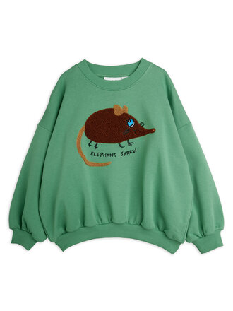mini rodini Mini rodini.Elephant Sweatshirt  Green