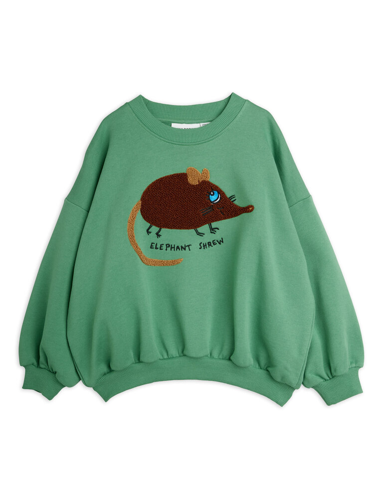 mini rodini Mini rodini.Elephant Sweatshirt  Green