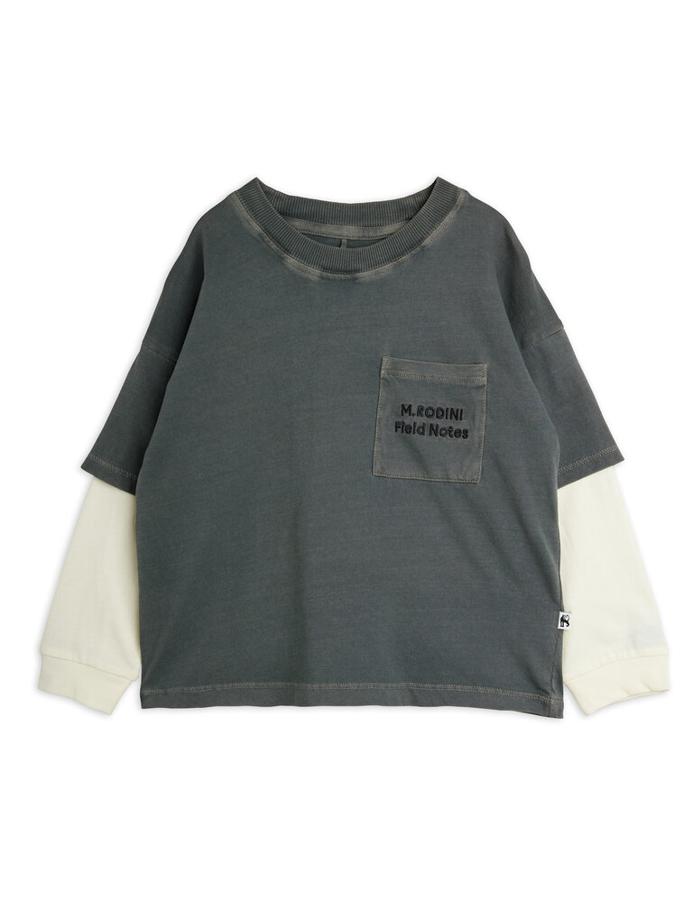 mini rodini Mini rodini -M.Rodini field notes emb ls tee