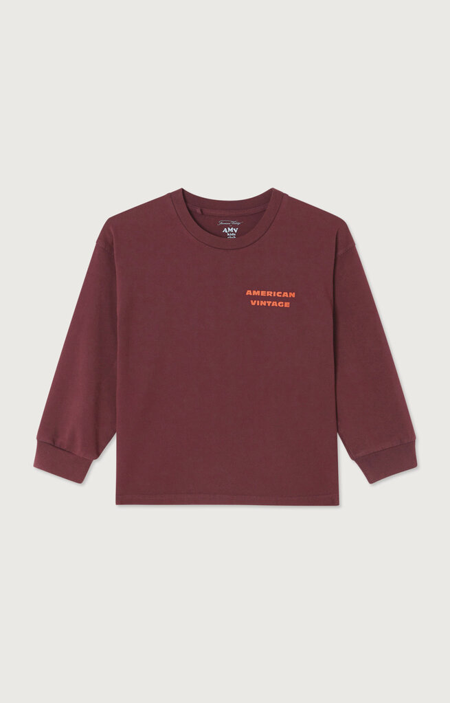 American vintage American vintage - Shirt AUBERGINE VINTAGE