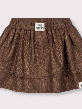 Alix the label Alix mini -  knitted shiny skirt