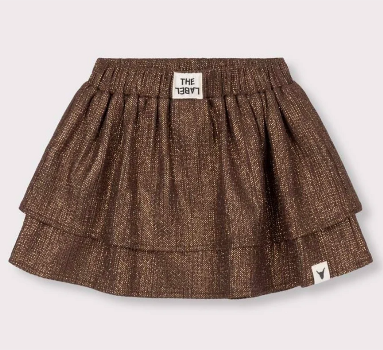 Alix the label Alix mini -  knitted shiny skirt