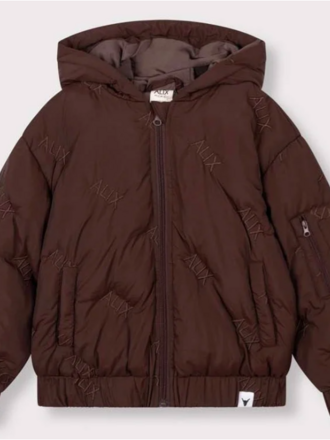 Alix the label Alix mini - alix quilted coat warm brown