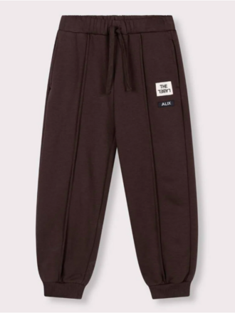 Alix the label Alix mini - knitted pintuck pants warm brown