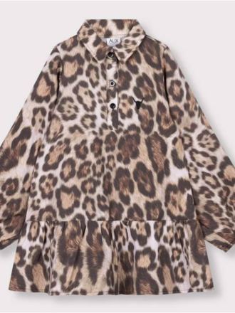 Alix the label Alix mini - woven jaguar dress