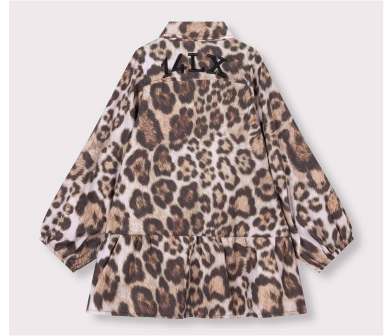 Alix the label Alix mini - woven jaguar dress