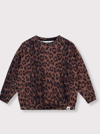 Alix the label Alix mini - knitted leopard sweater