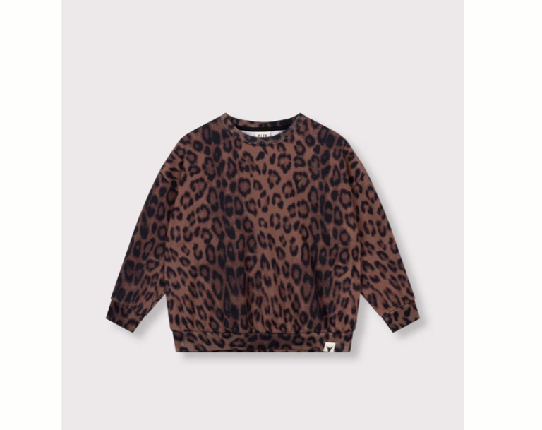 Alix the label Alix mini - knitted leopard sweater