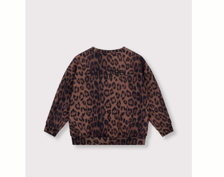 Alix the label Alix mini - knitted leopard sweater