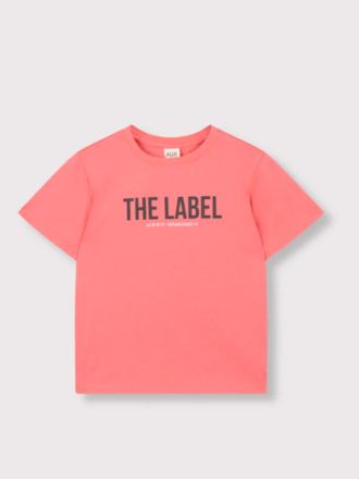 Alix the label Alix mini - knitted the label shirt coral