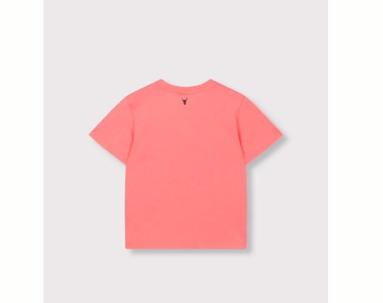 Alix the label Alix mini - knitted the label shirt coral