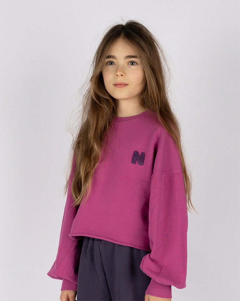 Nixnut nixnut - Split sweater plum
