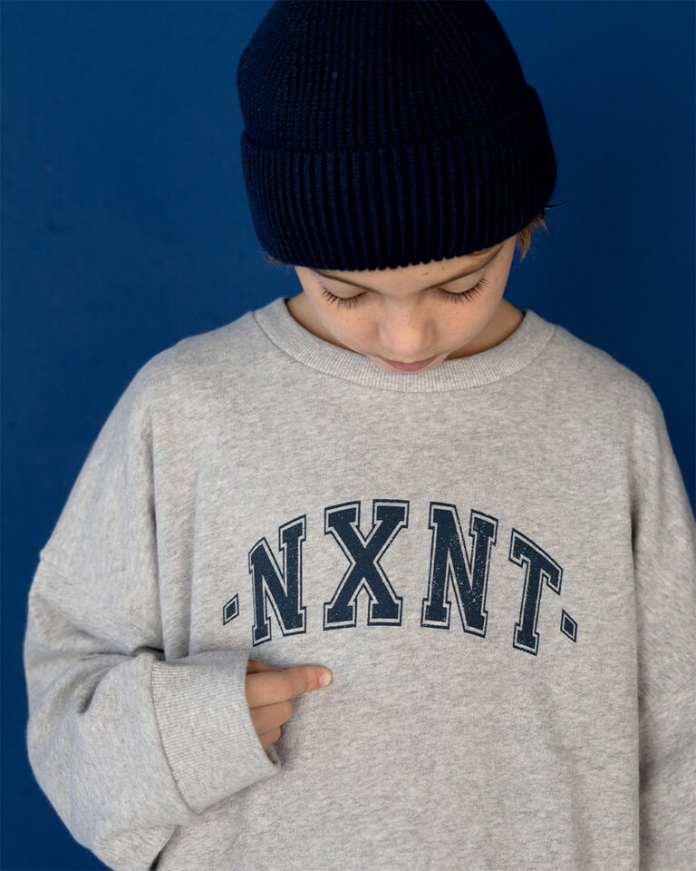 Nixnut Nixnut - logo sweater grey
