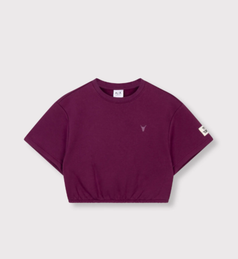 Alix the label Alix mini - knitted cropped T-shirt