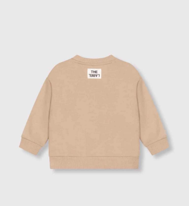 Alix the label Alix mini - baby knitted pintuck sweater sand