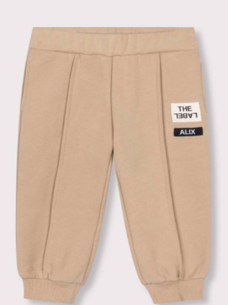 Alix the label alix mini - Baby knitted pintuck pants sand