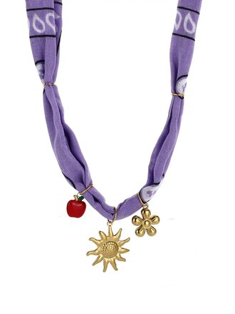 Bandana ketting Lila