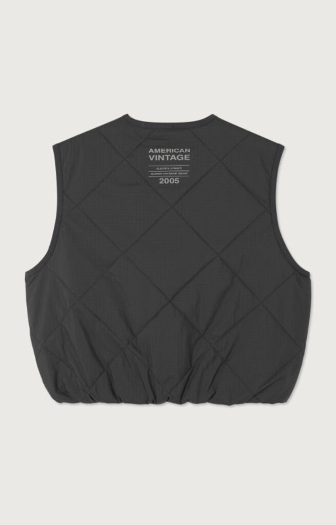 American vintage American vintage - Tupibam gilet CARBONE