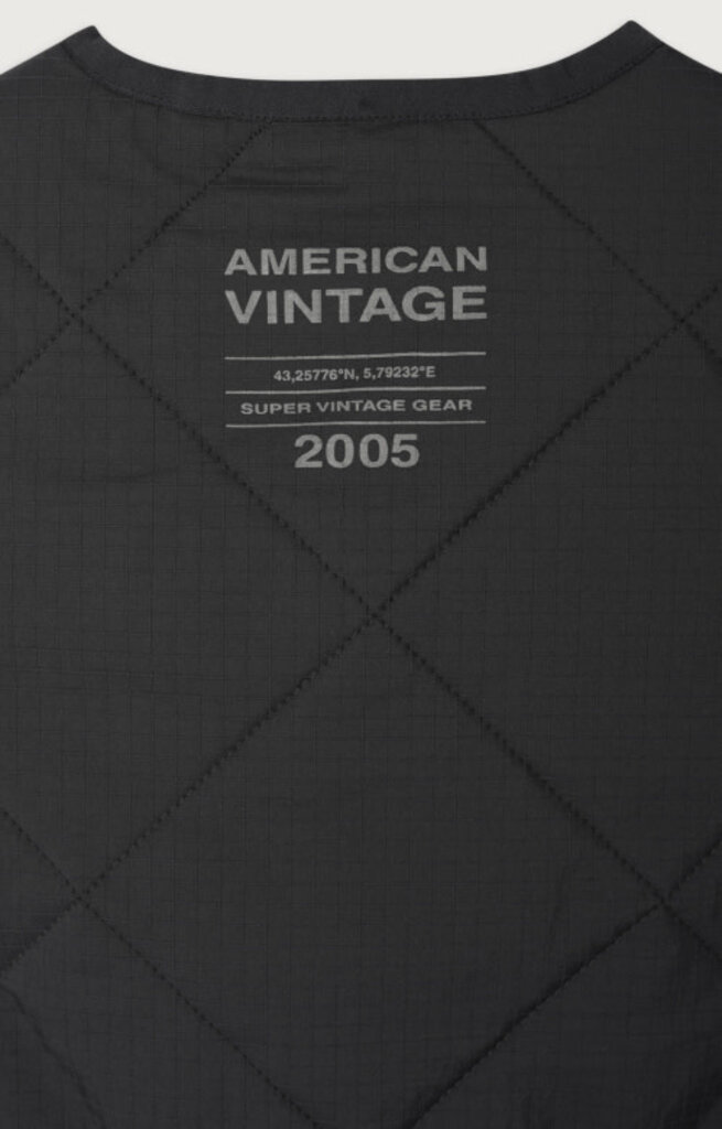 American vintage American vintage - Tupibam gilet CARBONE