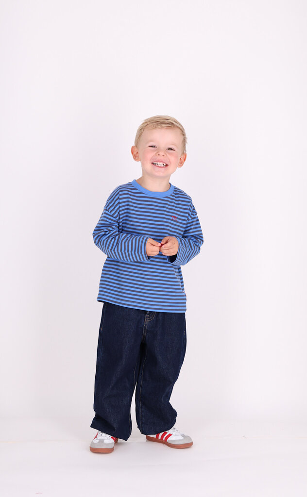 The New Chapter The New Chapter -  Lou long sleeve stripe  blue