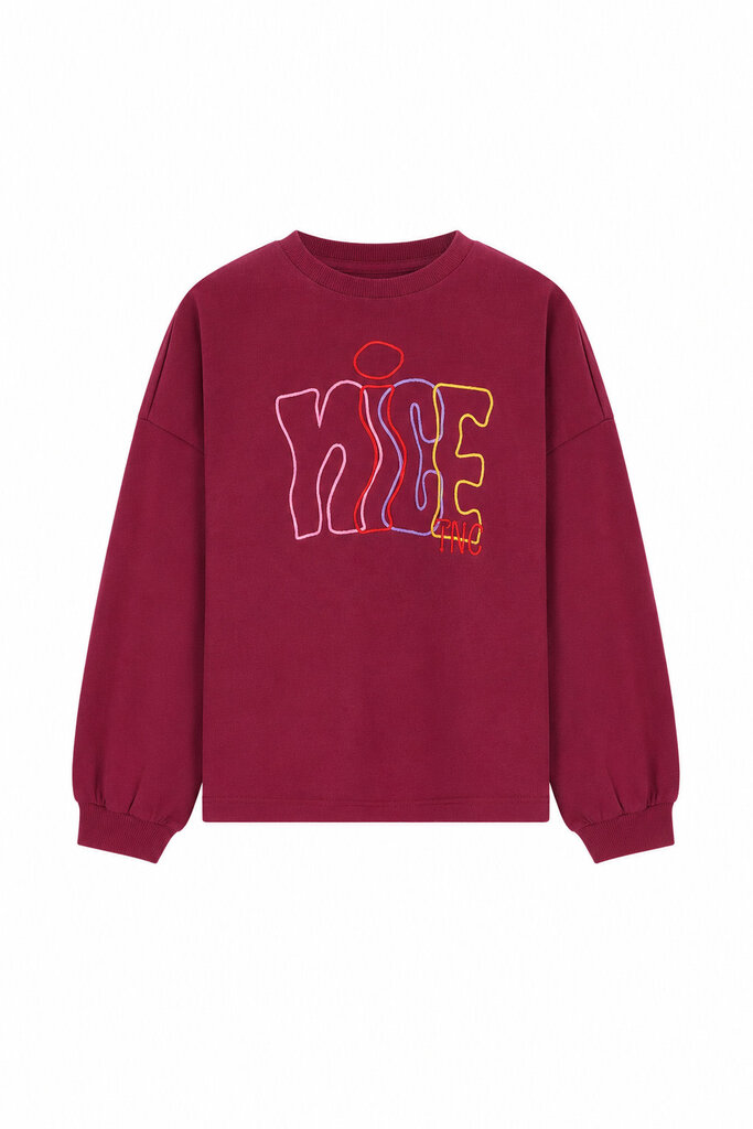 The New Chapter The New Chapter -Mattie long sleeve Burgundy