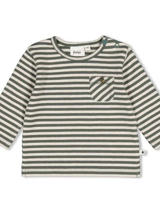 Feetje Feetje - longsleeve stripe green