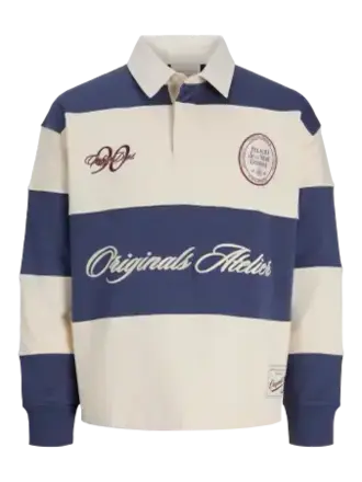 jack&jones Jack & Jones - SALAMANCO RUGBY POLO BLUE