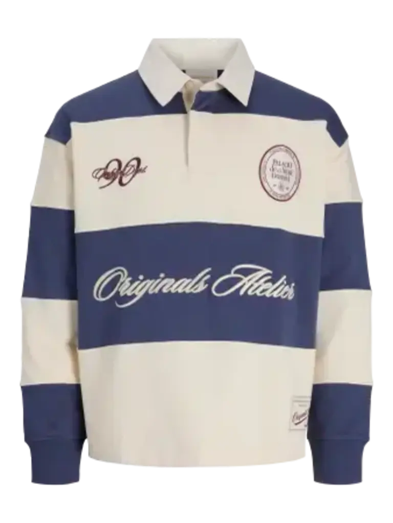 jack&jones Jack & Jones - SALAMANCO RUGBY POLO BLUE