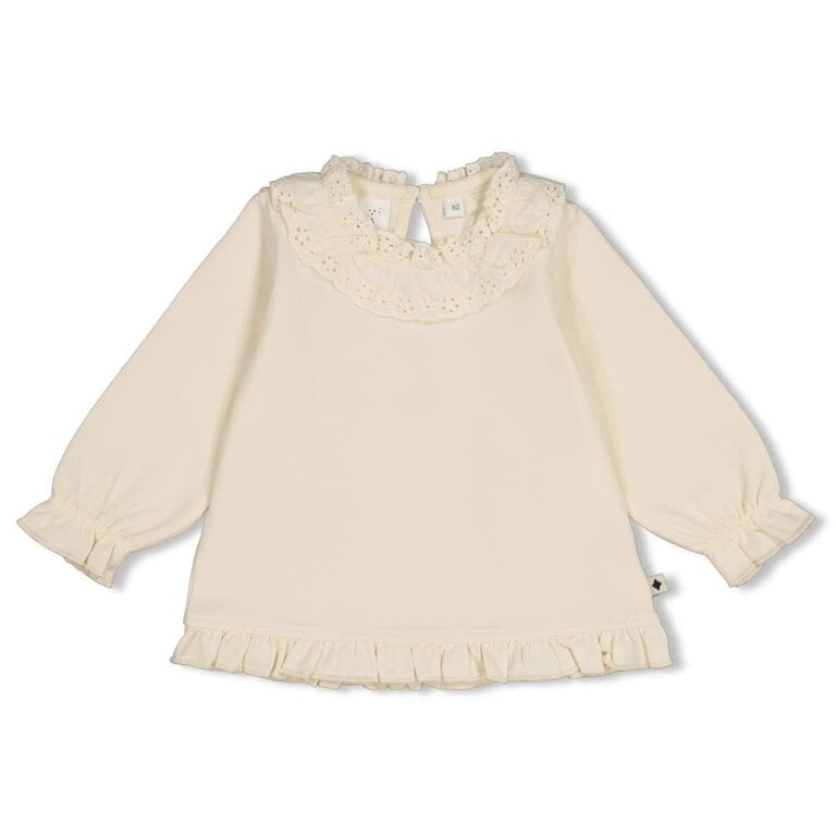 Feetje Feetje - longsleeve kraag offwhite