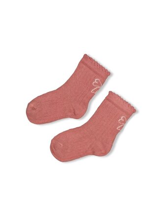 Feetje Feetje - sokken mauve strik