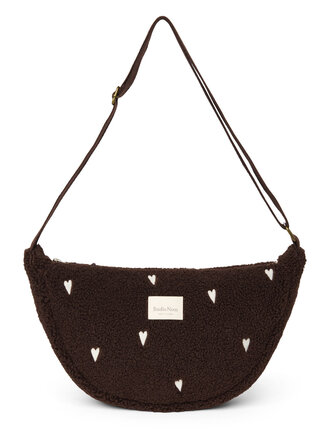 studio noos Studio Noos - adult fanny pack Brown Hearts