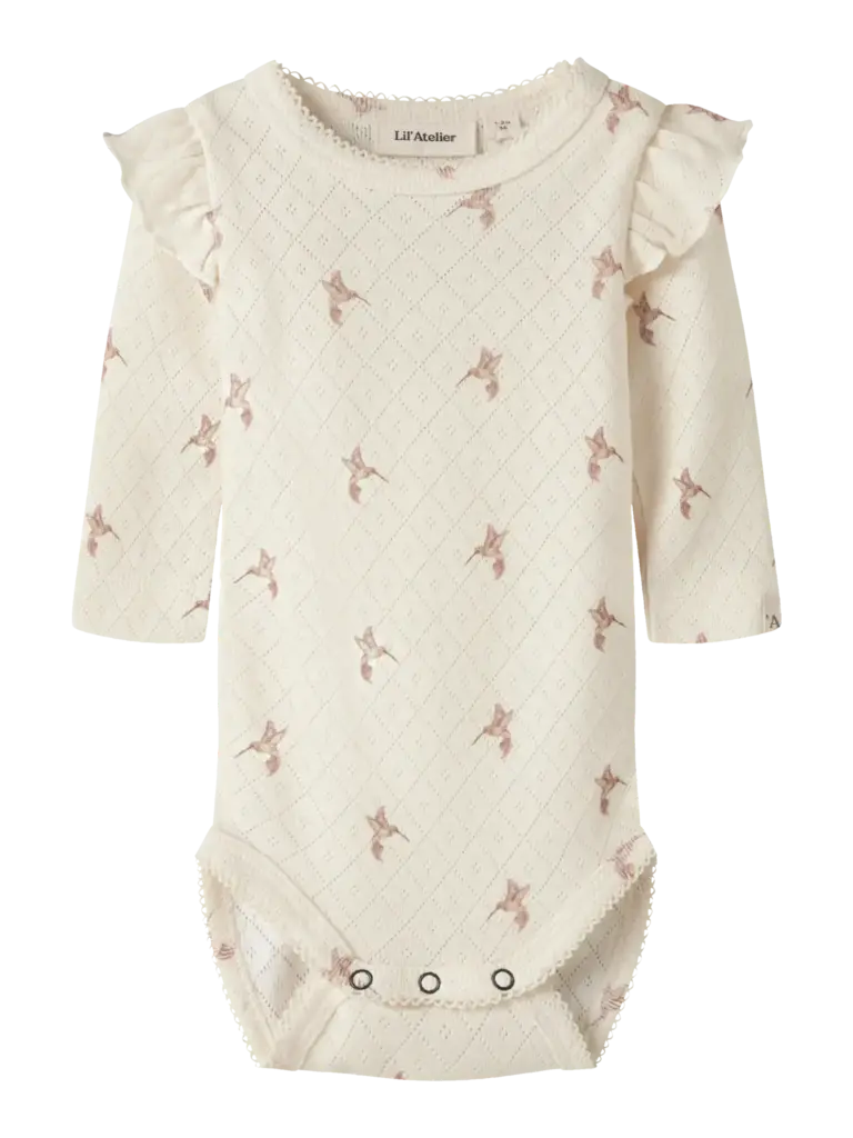 Lil' Atelier Lil atelier -Turtledove BIRD Romper