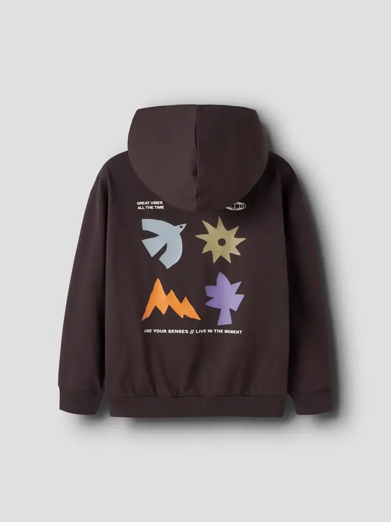 Name It Name it - Moak hoodie Chocolate Plum